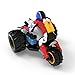 Remote Control Amphibian Stunt Vehicle, Land & Water Racing Motorcycle, Race Bike with Light
