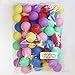 50 Assorted Beer Pong Balls - Ping-Pong Balls Washable Plastic (Color)