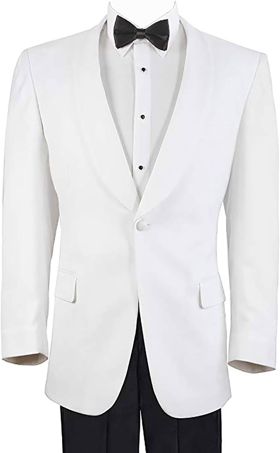 Men's White Formal Dinner Jacket - 42 Regular