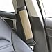 SEG Direct Black and Beige Seat Belt Pads Pack of 2