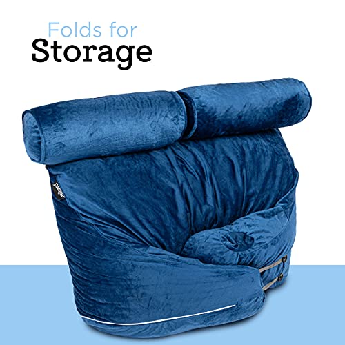 Milliard Double Reading Pillow with Shredded Memory Foam, Great as