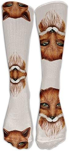 PHCDGDD Mr Fox, Natural Fabric Graduated Compression Socks For Men &amp; Women Best Stockings For Nurses, Travel, Running, Maternity Pregnancy