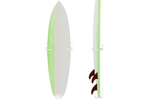 Yousoontic Surfboard Wall Mount Clear Acrylic Surf Board Display Indoor Wall Decor Vertical Surfboard Rack for Shortboards Fish Boards,and Funboards,Holds 50 Lbs