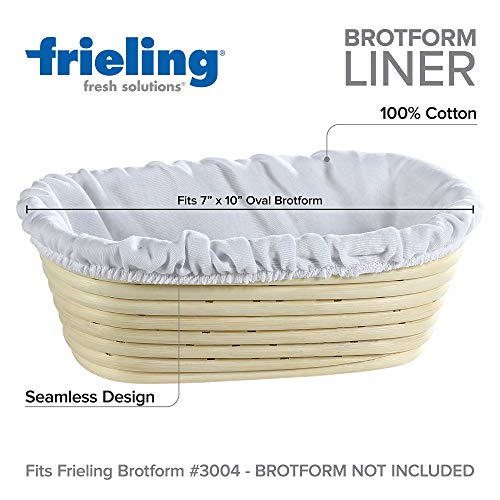 Frieling Brotform Liner Oval 10 x 7, 100 Cotton Pricepulse