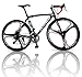 Superday Road Bike 700c 26 inch 3 Spoke Black Commuter Bicyclethumb 4