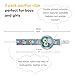 GAGAKU 3 Pack Pacifier Clip Holder for Girls and Boys Teeth Ring Toy Leash, Double-side Print Modern Design
