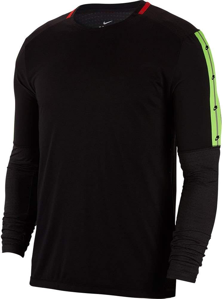 Nike Wild Run Top Long Sleeve Black/Off-Noir/Black XL at Amazon Menâs Clothing store