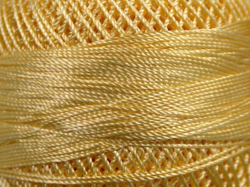 Pastel Yellow - Yarn Art Tulip Size 10 Microfiber Thread - 50 Gram
