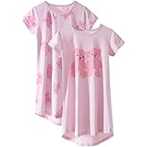 kiddook Girls' Cotton Dress, Soft Cartoon Comfortable Dresses, 3-12 Years