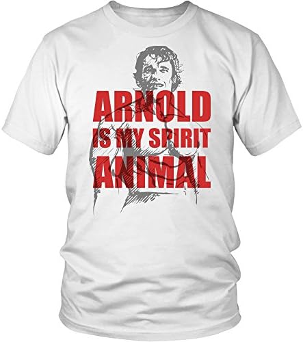 Arnold is my Spirit Animal - Funny Weightlifting / Bodybuilding T-Shirt