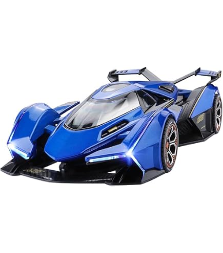 Amazon.com: Maisto Diecast Cars Lambo V12 Vision Gran Turismo Blue