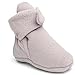 FANTINY Newborn Baby Cozy Fleece Booties with Non Skid Bottom