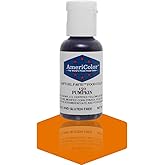 AmeriColor, Pumpkin, 0.75 Ounce Bottle, Soft Gel Paste Food Color