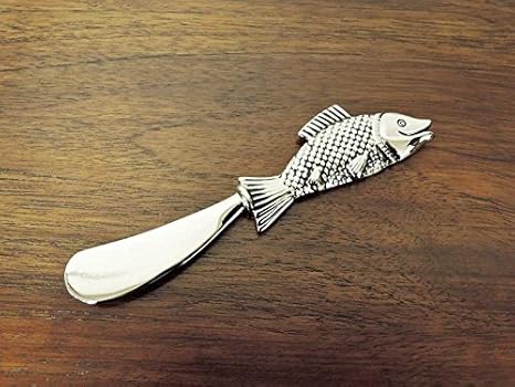Amazon バターナイフ フィッシュ パン 魚 シルバー 銀 おしゃれ 輸入雑貨 バターナイフ オンライン通販