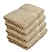 BELLA KLINE DESIGN Deluxe 100% Cotton Bath Towels, Easy Care Affordable, Cotton Towels for Maximum Softness and Absorbency, 4-Pack – Beige