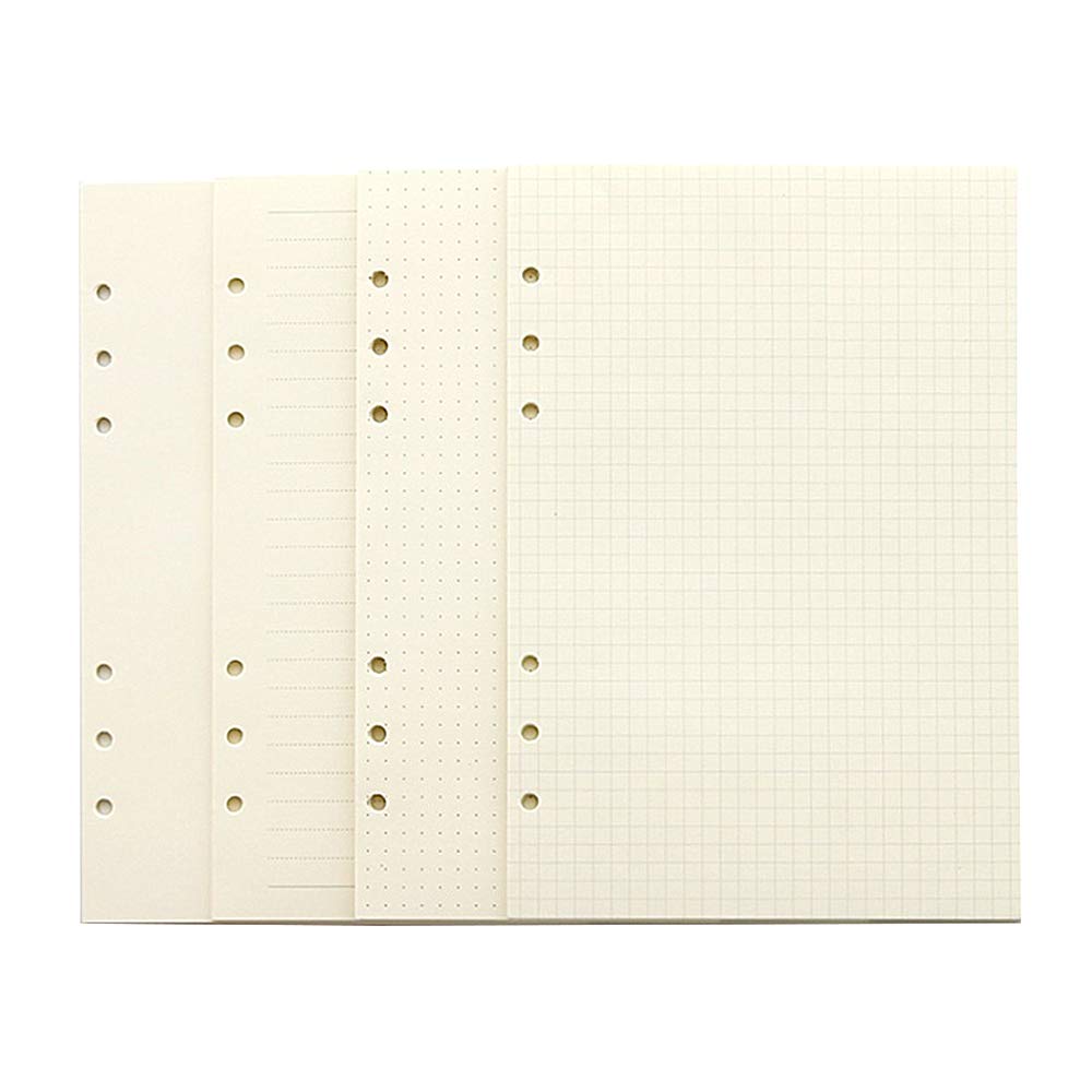 A5 Planner Inserts, Refillable for Filofax Refills,Harphia,6 Ring Binder Refill,Dot,Line,Grid,Plain,80 sheets/160 Pages for Premium 100 GSM Thickness(A5 5.59 x 8.27'') โ image 1