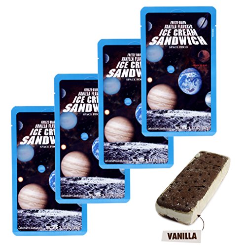 LuvyDuvy Freeze-Dried Vanilla Ice Cream Sandwiches - 4-Pack - Thumbnail 3