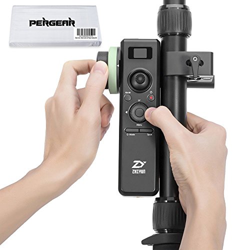 Zhiyun Crane 2 Motion Sensor Remote Control with Follow Focus 2.4G Wireless Control 25 Hours Runtime Visualized Parameters On OLED Screen