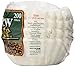 Brew Rite Basket Coffee Filters, 8-12 Cup, White Paper, 200-Count Bags (Pack of 12)