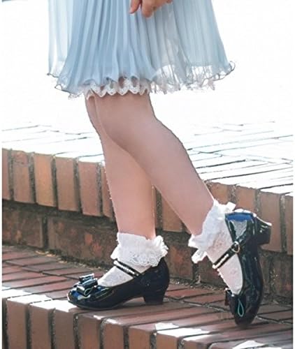 Amazon エニィファム キッズ Any Fam Kids Kids雑貨 セレモニー エナメルリボンパール パンプス ネイビー系 16 ファッション小物 通販