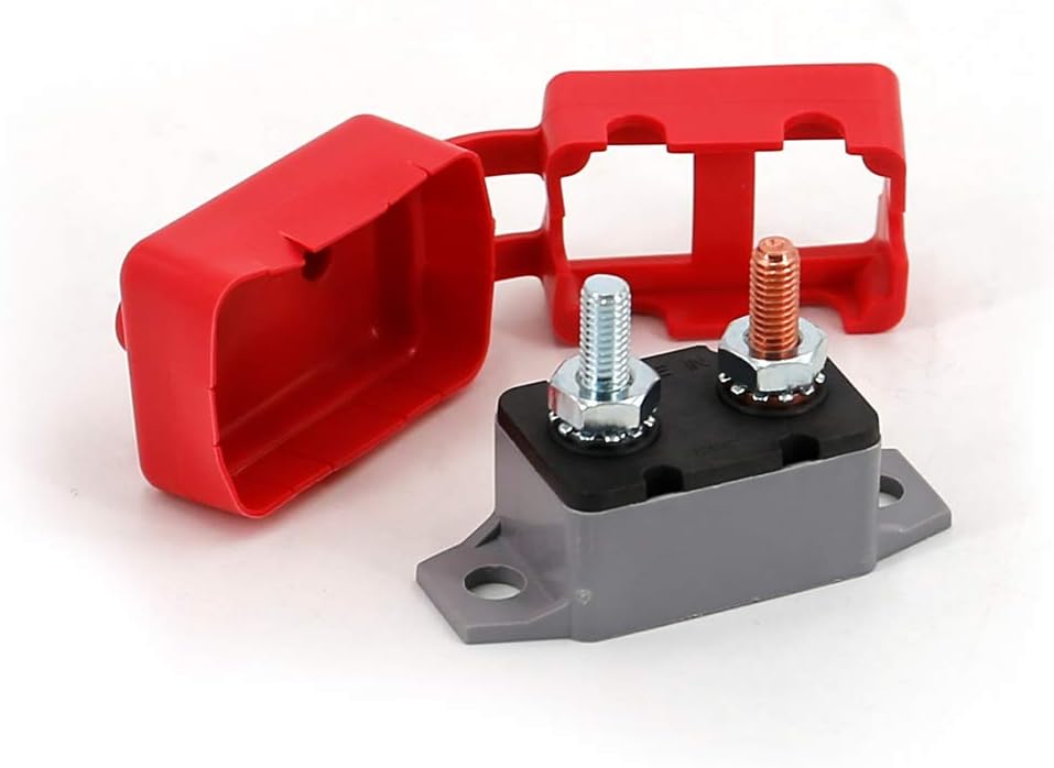 UTSAUTO 30A Automatic Reset Circuit Breakers 12V/24V DC Short Stop