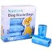 Poop Bag Degradable Dog Waste Bags Unscented Leak-Proof Pet Waste Bag,8 Rolls/120 Count.Blue