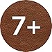 GMYLE iPhone 7 Plus Wallet Case, iPhone 8 Plus Wallet Case, [Book Style] Wallet Book Case Cover Vintage for Apple iPhone 7 Plus & 8 Plus - Brown Classic [Crazy Horse Pattern] [PU Leather]