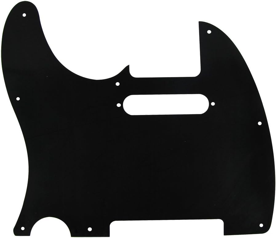 FLEOR 8 Hole 4Ply Black Pearl TL Pickguard Single Coil Neck Hole Cut Guard Plate with Mounting Screws for U.S./Mexican Standard TL TE Plate Replacement - Image 5