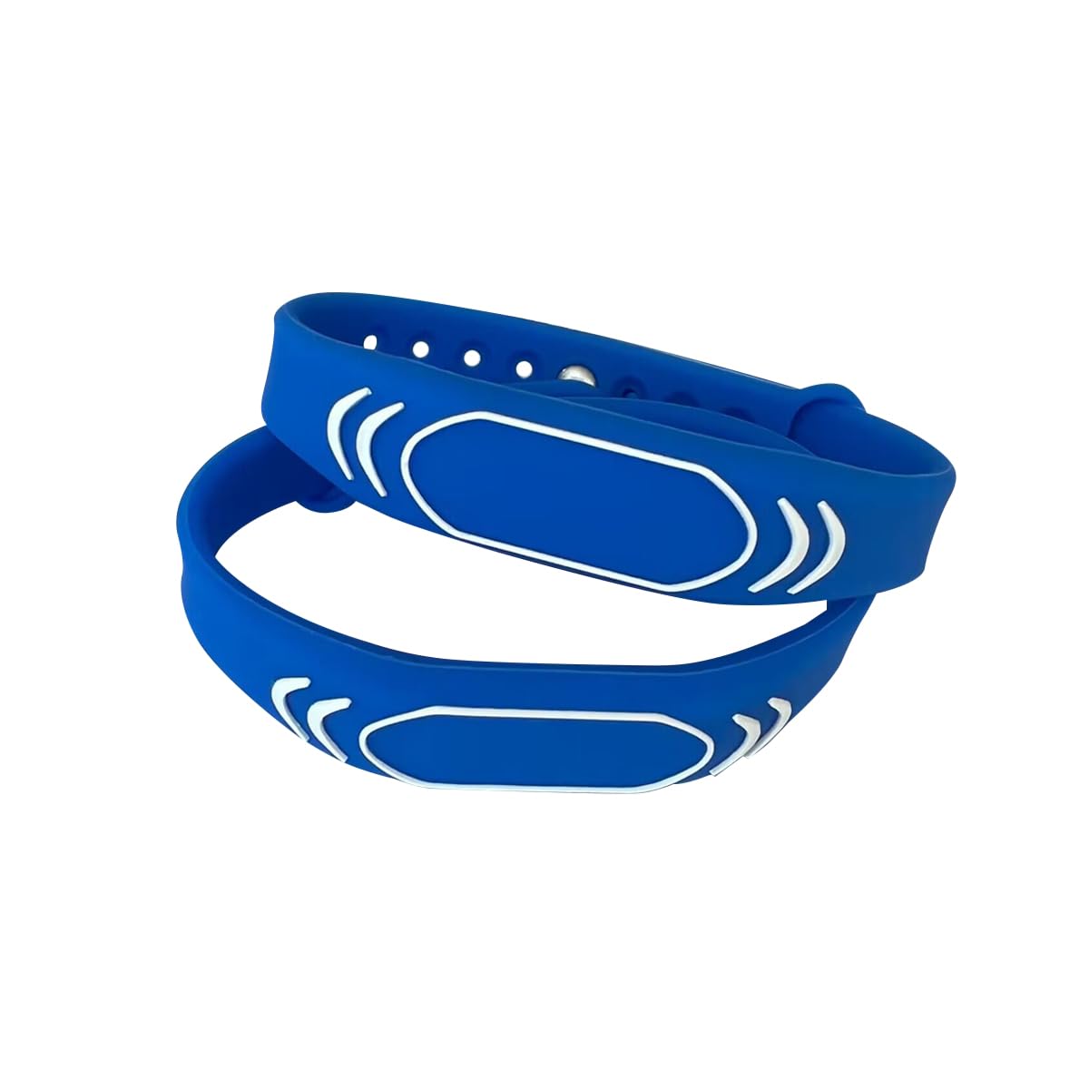 YARONGTECH RFID 1K Wristband 13.56MHZ Silicone Dark Blue Adjustable Size No Battery 10pcs