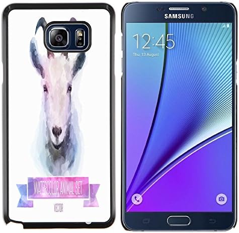 Dragon Case - FOR Samsung Note 5 N9200 N920 - Cute little goat - Design Hard Plastic Protective Case Slim Fit Cover