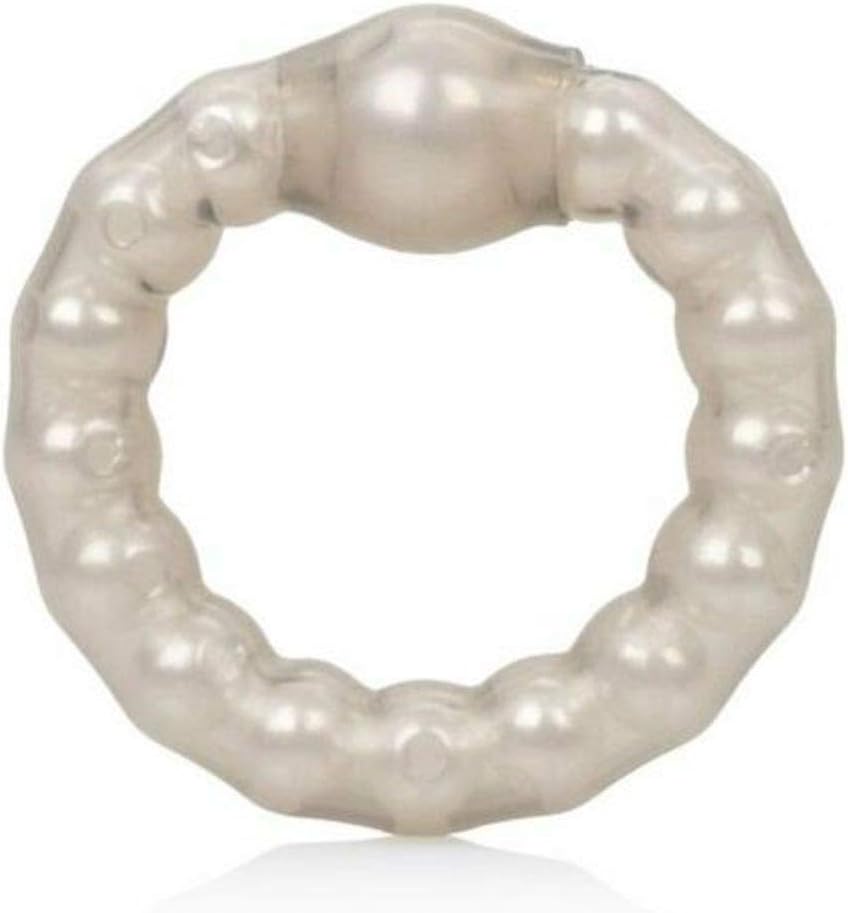 Gsmv Male Men Shaft Pleasure Enhancer Prolonging Rod Ring with/Pearl Beads BPFY18302