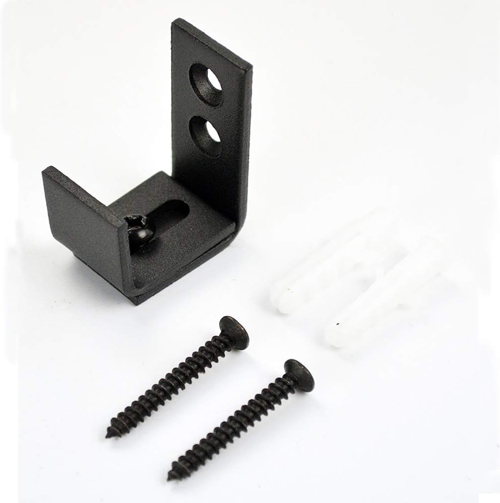 KINMADE Adjustable Metal Steel Floor Guide Door Guide for Sliding Barn