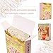 Hiware 200-Pack Pink/Gold Party Paper Straws - 8 Different Patterns Pink Straws/Gold Straws for Party, Birthday, Wedding, Bridal Shower, Baby Shower Supplies and Decorations