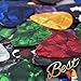 Best Guitar Picks (HUGE 100 VALUE PACK) Unique Designs in Assorted Colors & Celluloid Finish- 3 Different Sizes Light/Thin, Medium, & Heavy/Thick - Awesome for Acoustic, Bass, or Electric Guitars