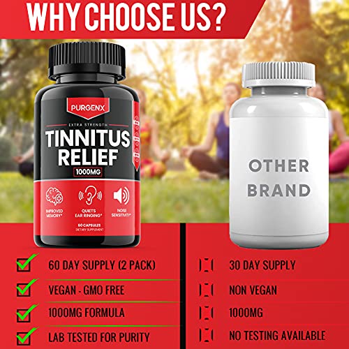 Tinnitus Relief Capsules for Ringing Ears Infection Lipo Flavonoid