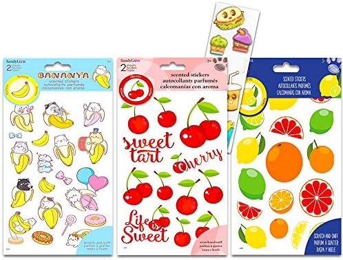 Fruit Scented Stickers Variety Pack Over 100 Scratch And Sniff Stickers For Kids Teachers