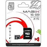 Micro SD Card MAGIX HD Series Class10 V10 + SD Adapter UP to 80MB/s (16 GB)