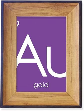 Amazon 化学元素周期表遷移金属金au フォトフレーム デスクトップ 木製 フォトフレーム 通販
