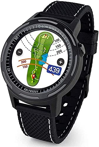Golf Buddy Aim Golf GPS Watch, Premium Full Color Touchscreen, Preloaded with 40,000 Worldwide Courses, Easy-to-use Golf Watches Golf Buddy Aim Golf GPS Watch, Premium Full Color Touchscreen, Preloaded with 40,000 Worldwide Courses, Easy-to-use Golf Watches