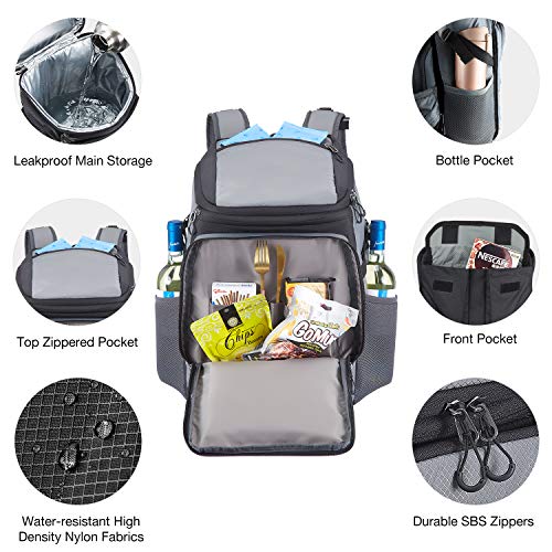 Piscifun Cooler Backpack Large Insulated Leakproof Cooler Bag for Men