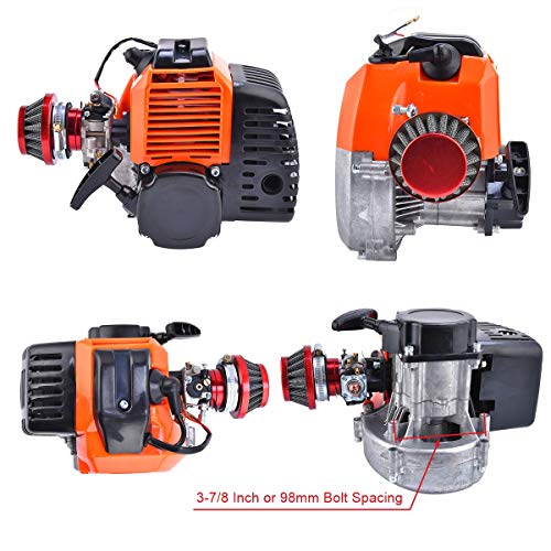 49cc 2 stroke Gas Scooter Engine With Racing Air Filter for ScooterX