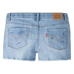 Levi's Girls' Denim Shorty Shorts