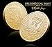 Donald Trump Challenge Coin 2018 - Gold Plated in The Commemorative Collectors Edition Series. Stunning Proof Like Coins. A Michael Zweig Designer Coin for Presidential Mint