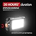 Morefri Rechargeable Lantern,Camping Lights with 5400mAh Battery Stepless dimming SOS Strobe IP44 Weather Proof