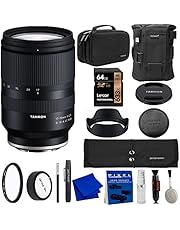 Tamron 17-70mm F/2.8 Di III-A VC RXD Lens for Sony E Mount (Tamron 6 Year USA Warranty) Bundle with Handy Case, 64Gb SD Card, Cleaning Lens Pen, Accessory Rollup & More | Sony 17-70 mm Lens