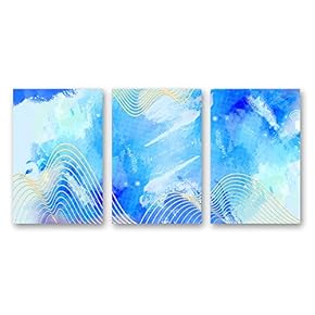 3 Panel Canvas Wall Art Abstract Painting Pictures Home Wall Decorations for Bedroom Living Room Paintings Canvas Prints Framed - 16"x24" x 3 Panels