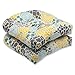 Pillow Perfect Bright Floral Indoor/Outdoor Chair Seat Cushion, Tufted, Weather, and Fade Resistant, 19