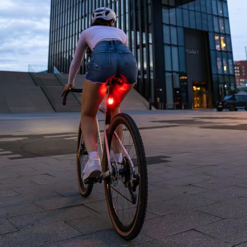 SIGMA HIRO 10 | wetterfestes Fahrradrücklicht mit 500 m Sichtweite | StVZO zugelassenes Rücklicht mit USB-C | Lange Leuchtdauer 4