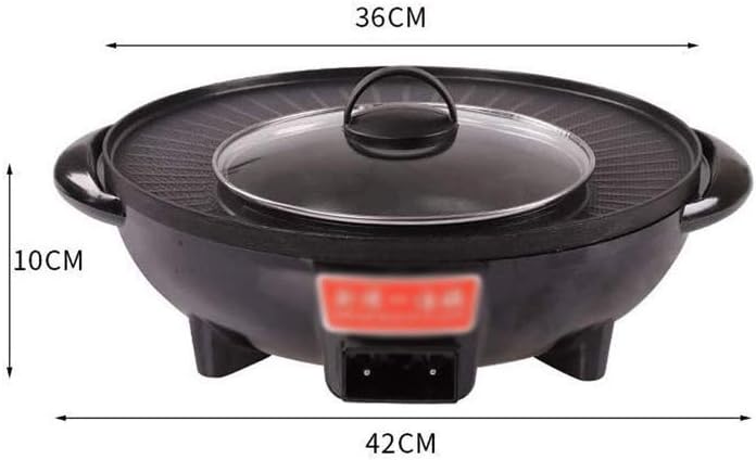 review CQWINDY Electric grill, multi-purpose one pot, independent power supply, easy to clean, use in the kitchen