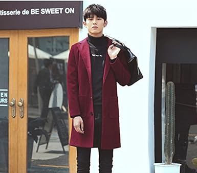 Amazon チェスターコート メンズ ロングコート シングル ジャケット